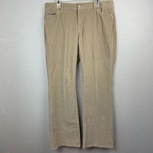 Dockers Tan Corduroy Pants Size 16 EUC